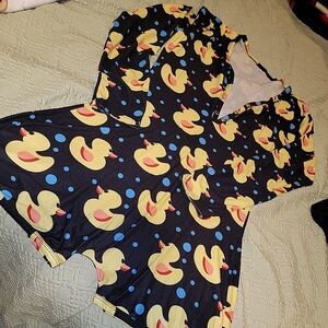 Duck Print Pajamas